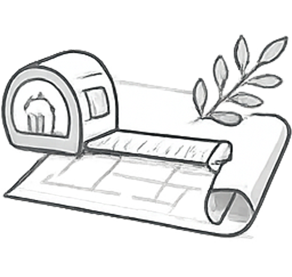 Pictogramm mit Maßband